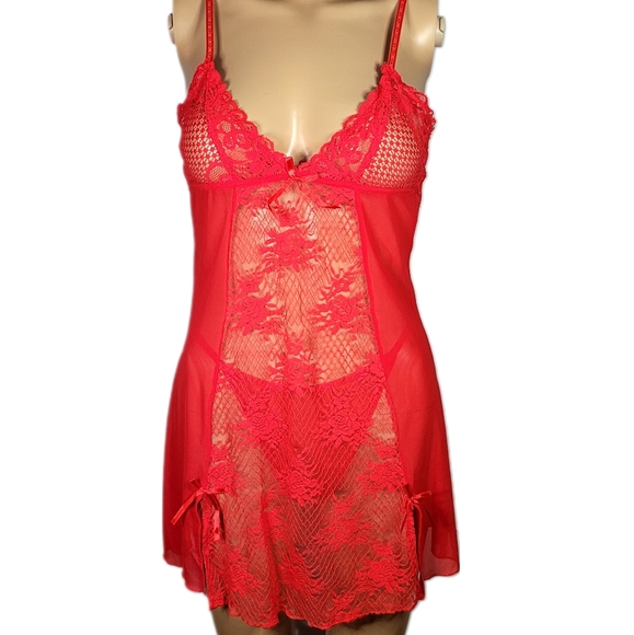 Babydoll lingerie sexy women size M Color Red, Buy 2, get the third one free - Picture 2 of 6